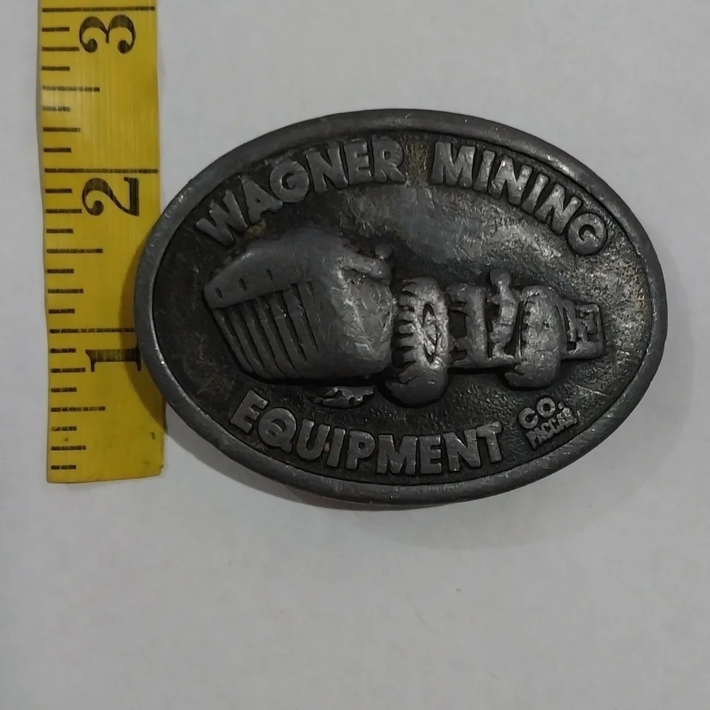 Belt buckle Wagner mining vintage Tractor